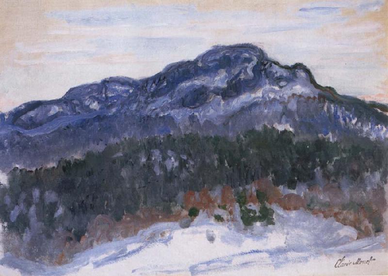 Claude Monet Mount Kolsaas oil painting image